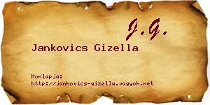 Jankovics Gizella névjegykártya